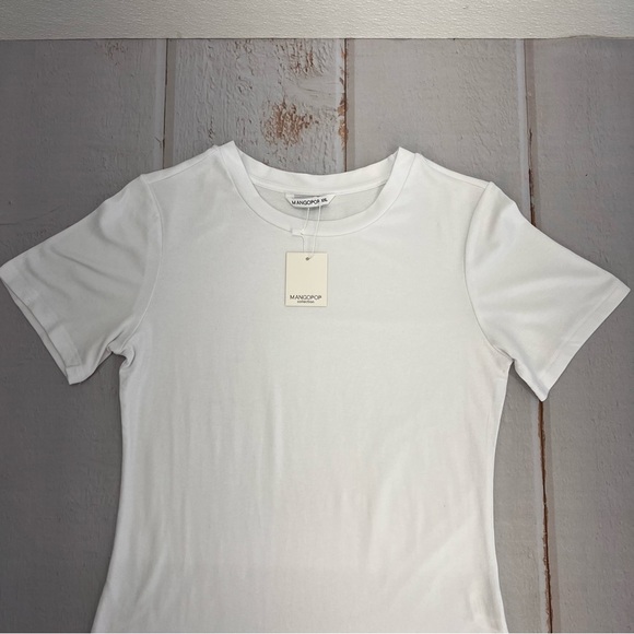 NWT MANGOPOP Women's Round Neck Short Sleeve T Shirts Basic Bodysuits SIZE  XXL - Picture 8 of 16